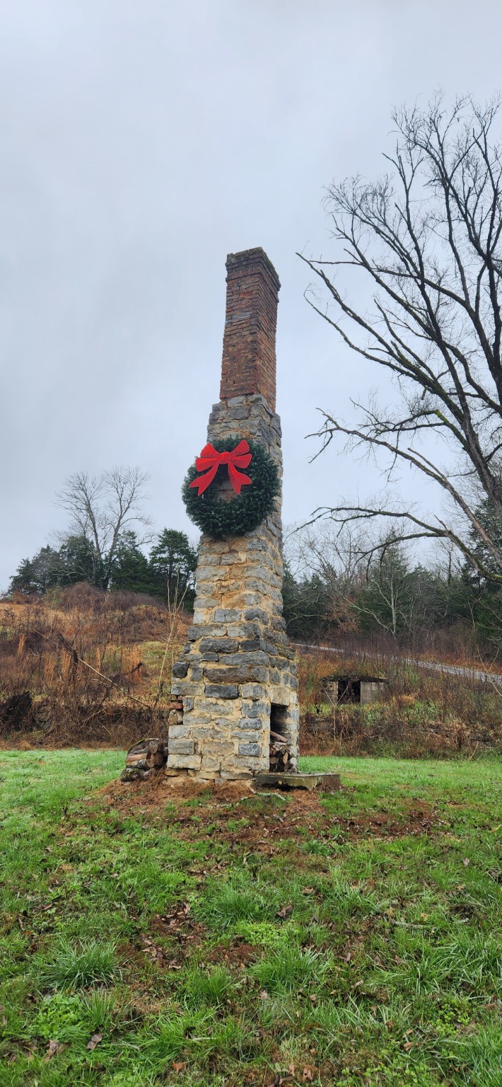 The historic Old Chimney landmark